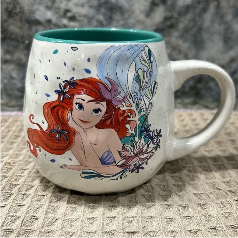 Disney Little Mermaid Ariel Mug – Teal Interior – New With Tags